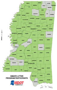 Inmate Litter Map