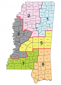 MDOT Contact District Map